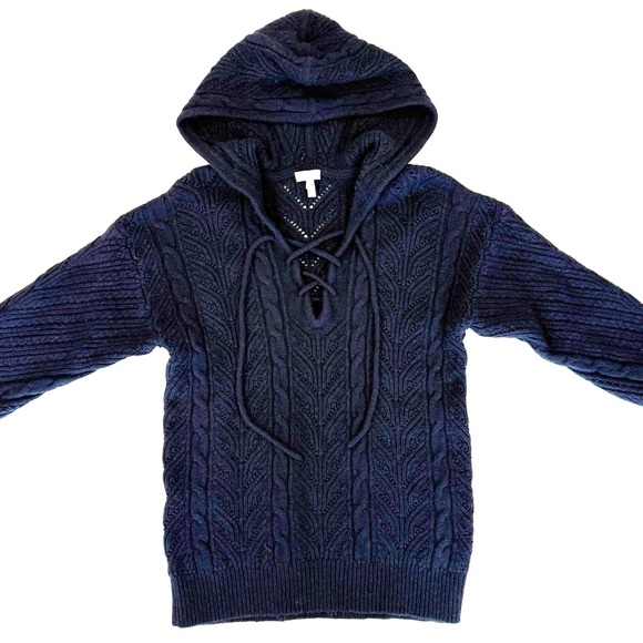 Joie Cashmere Wool Hooded Maira Sweater S - Picture 5 of 11